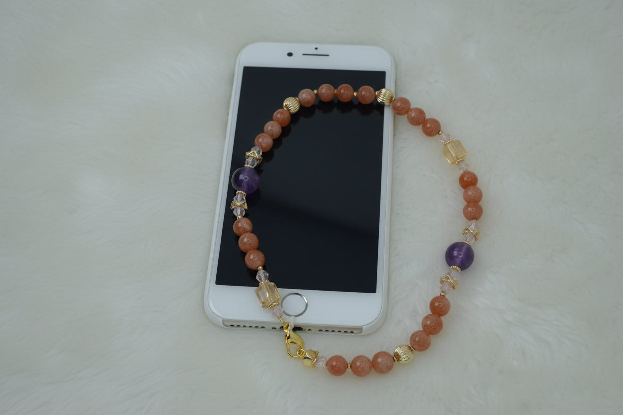 Arusa Sunstone HandPhone Charm
