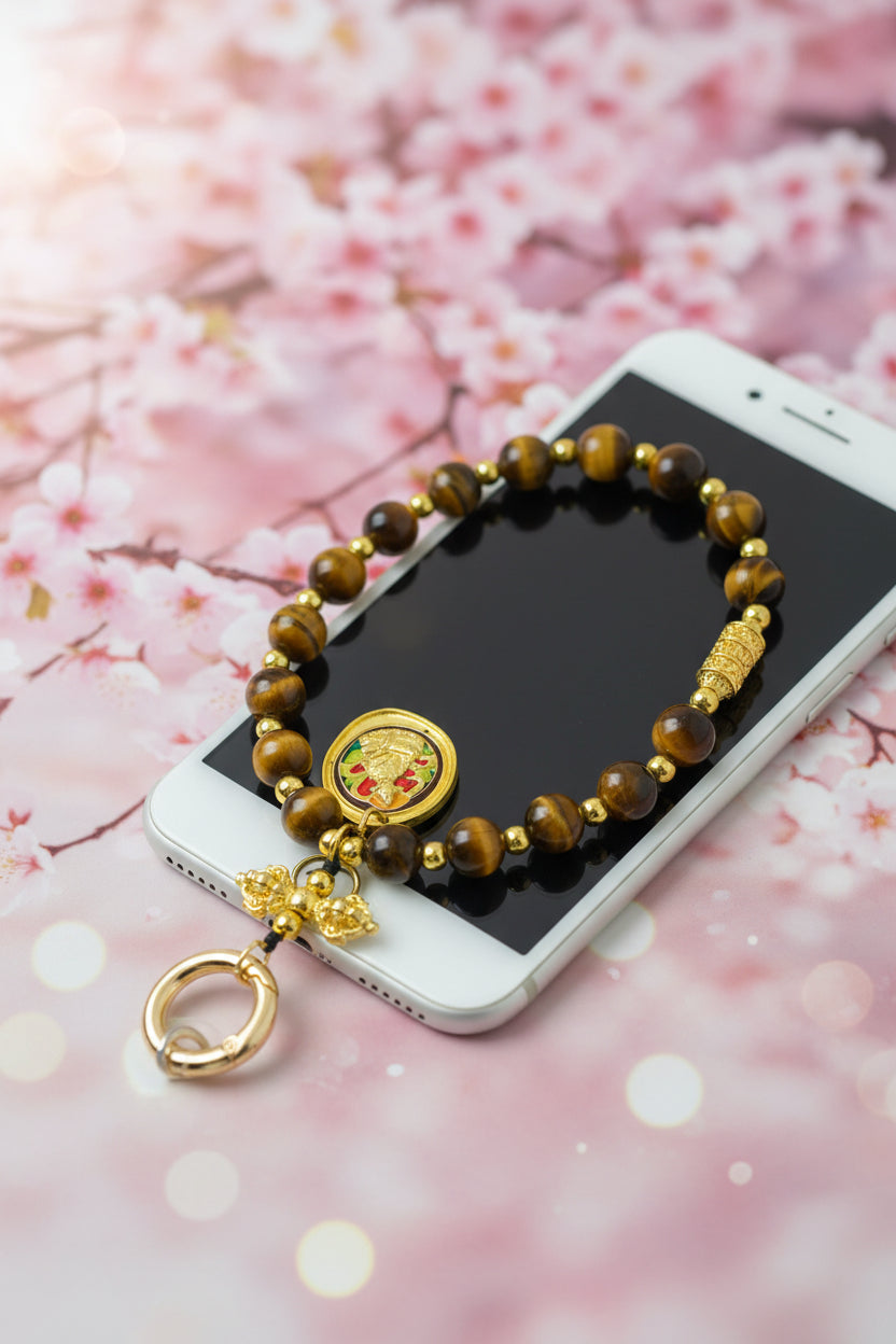 Tiger's Eye Handphone Charm