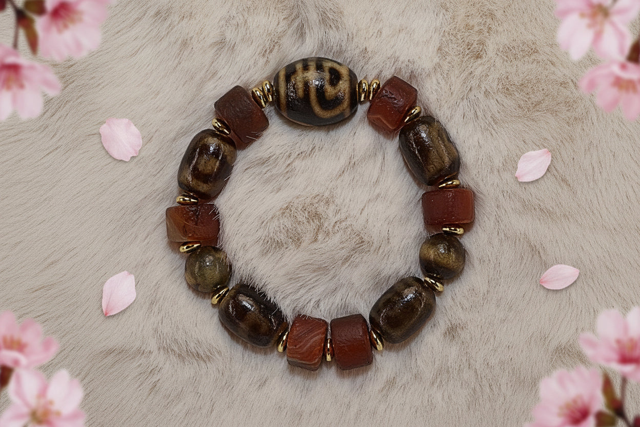 Mystical Dzi Bead Bracelet