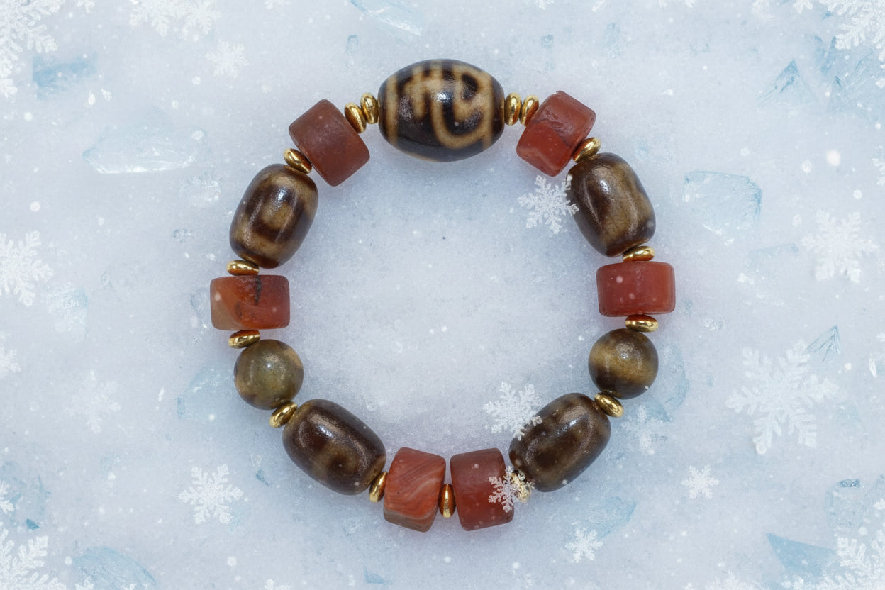 Mystical Dzi Bead Bracelet