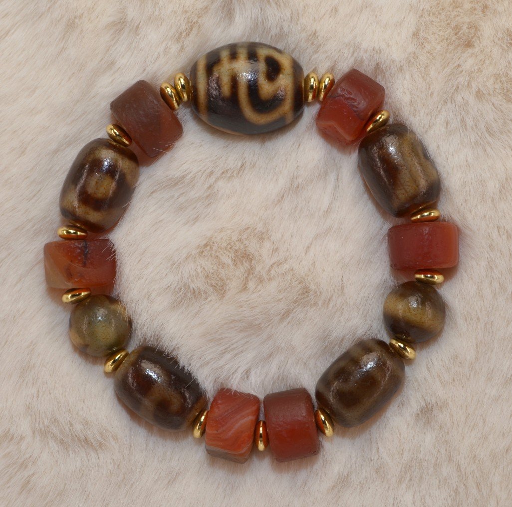 Mystical Dzi Bead Bracelet