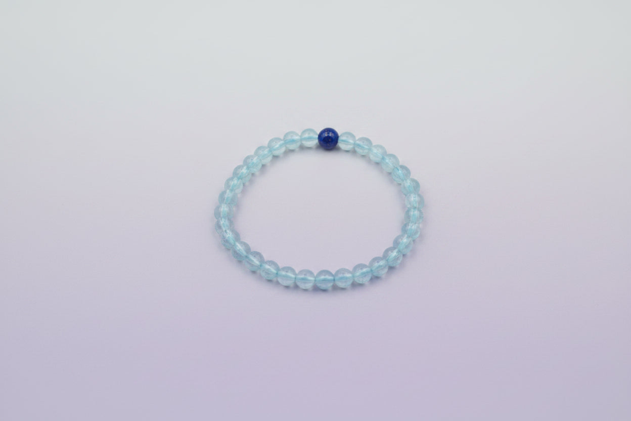 Child's Aquamarine Gemstone Bracelet
