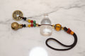 White Crystal Gourd Pendant with Five Emperor Coins