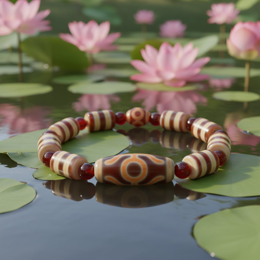 Mystic Tibetan Dzi Bead Bracelet