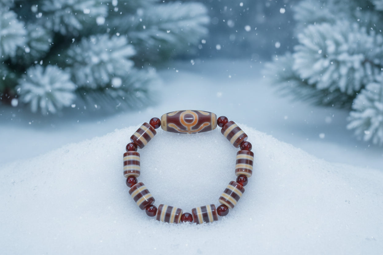Mystic Tibetan Dzi Bead Bracelet