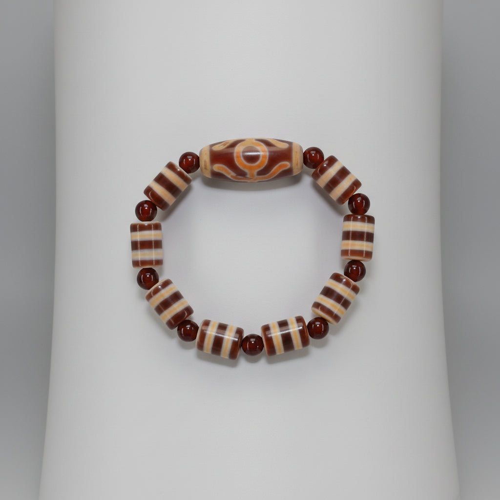 Mystic Tibetan Dzi Bead Bracelet