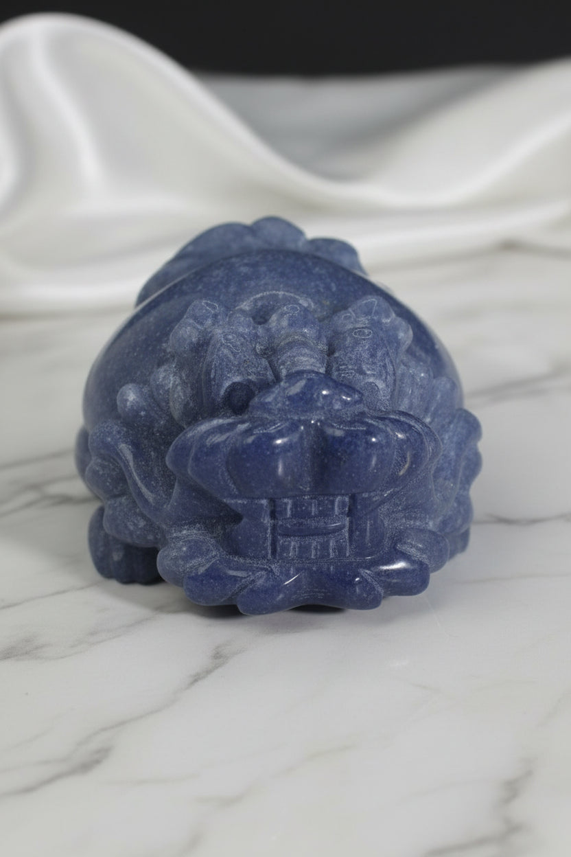 Blue Crystal Dragon Turtle of Prosperity