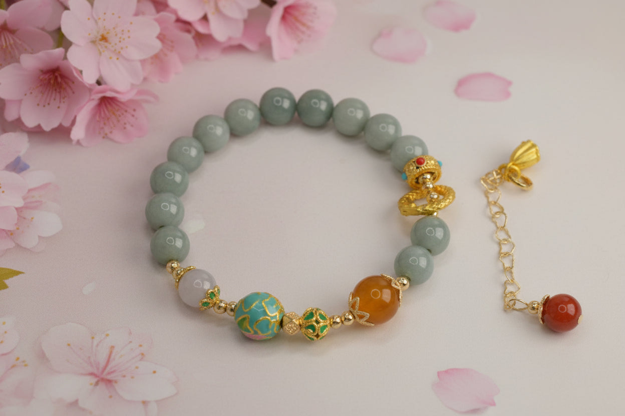 Natural Burmese Jade Bracelet