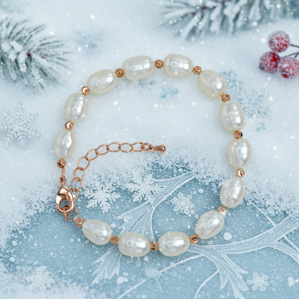 Natural Elegance Pearl Bracelet
