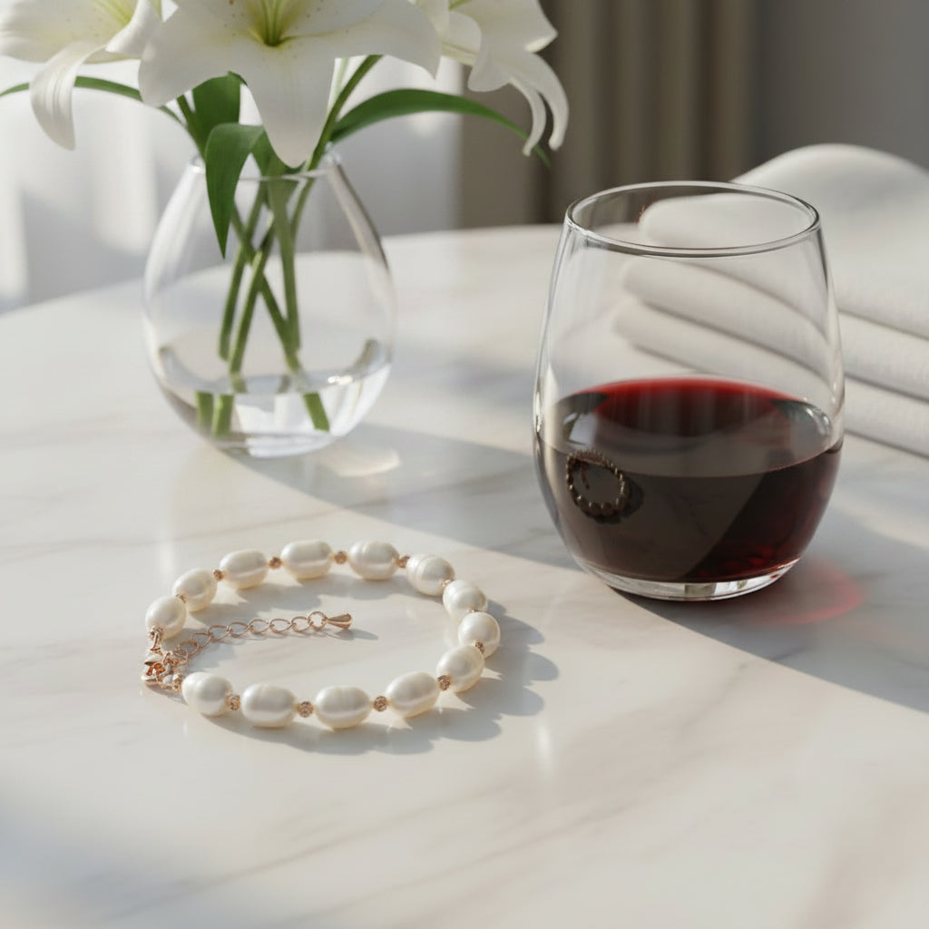 Natural Elegance Pearl Bracelet