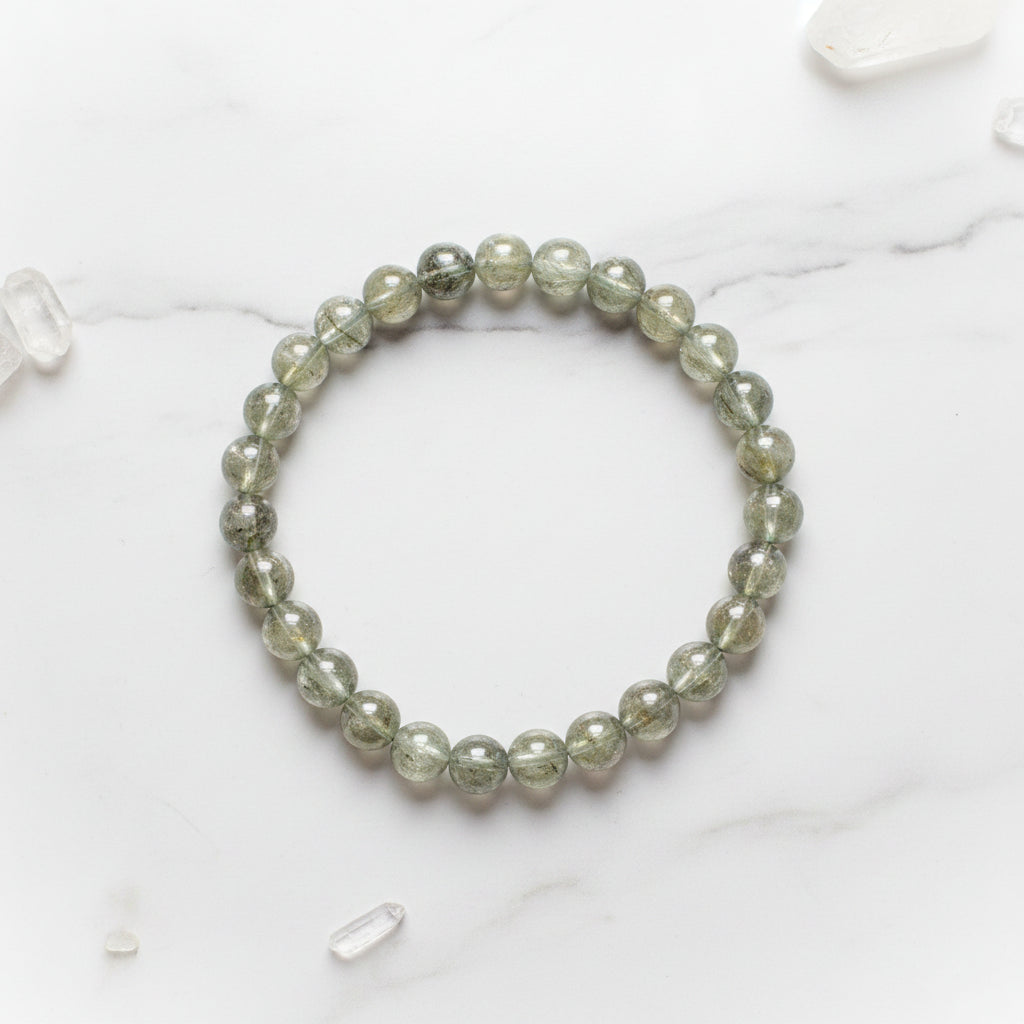 Mystical Green Phantom Quartz Bracelet