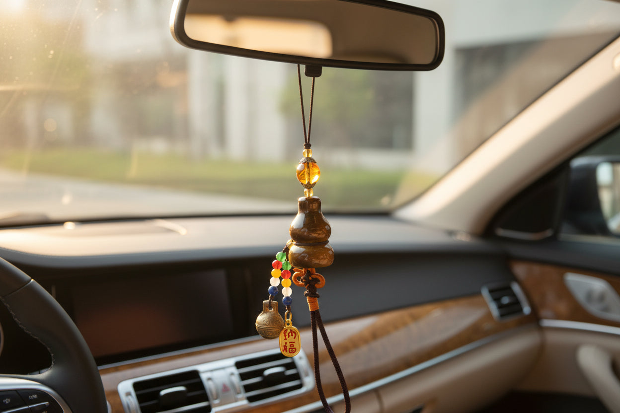 Yellow Tiger's Eye Gourd Charm