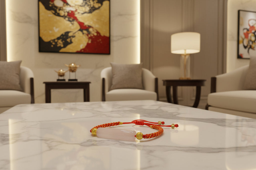 Pink-Gold Harmony Protection Bracelet