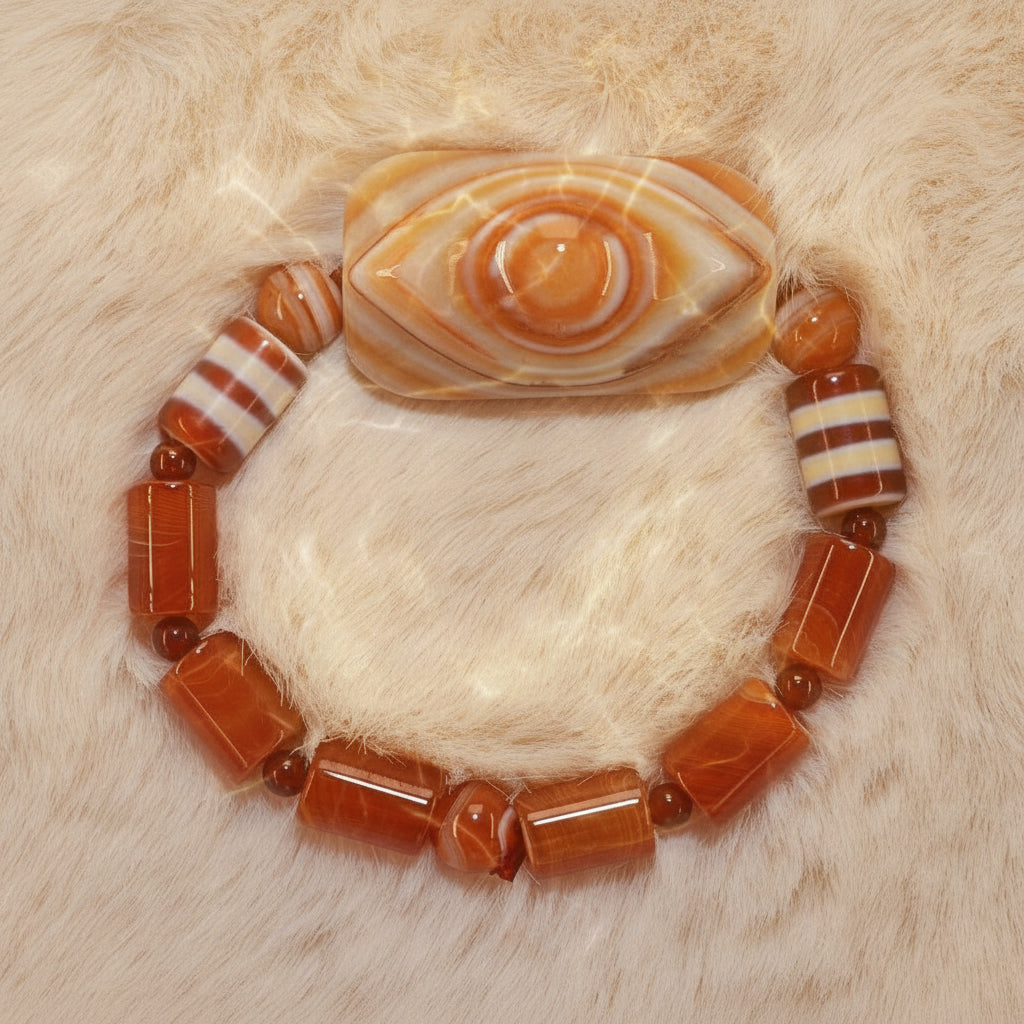 Authentic Dzi Bead Bracelet