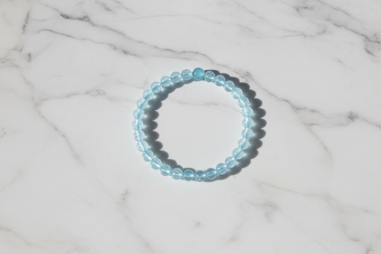 Children's Aquamarine Bracelet