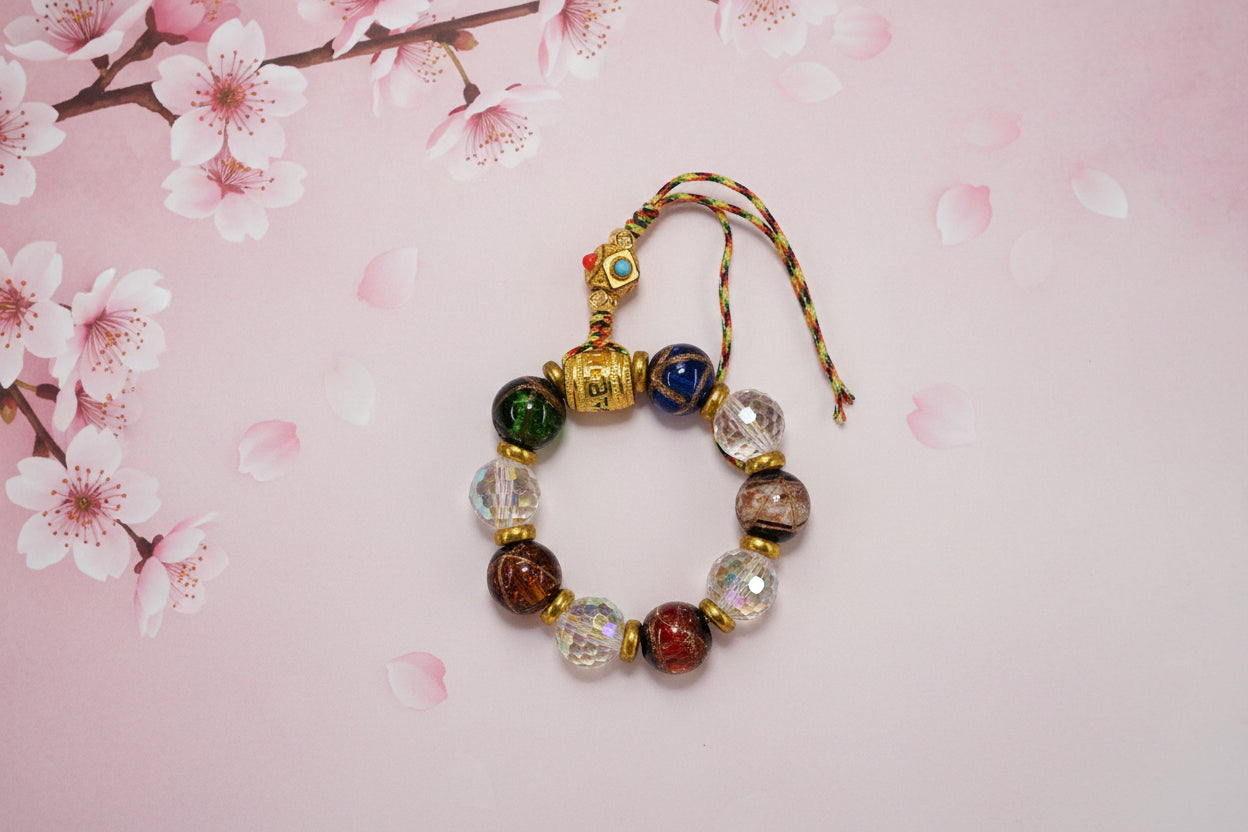 Incense Ash Glass Keychain