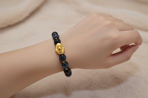 Blue Tiger's Eye Elegance Bracelet