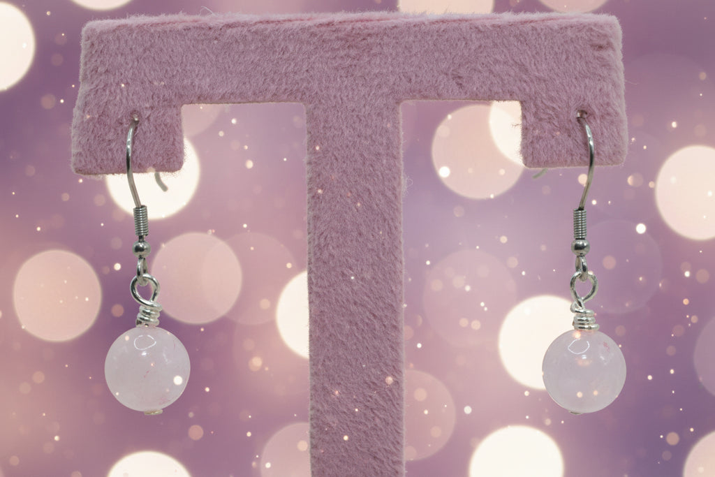 Rose Quartz Earrings