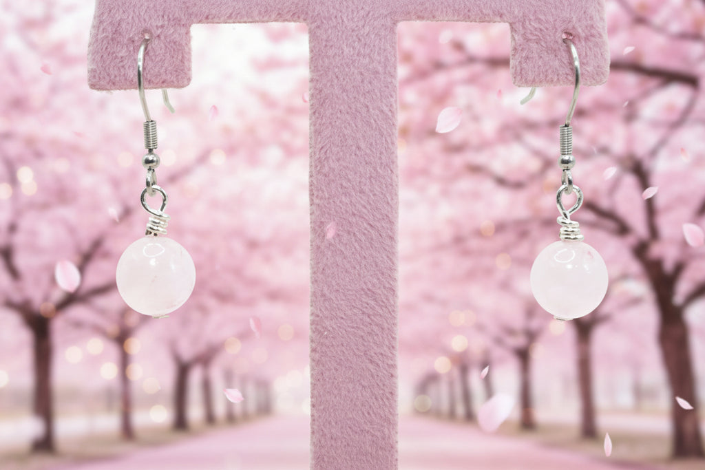 Rose Quartz Earrings