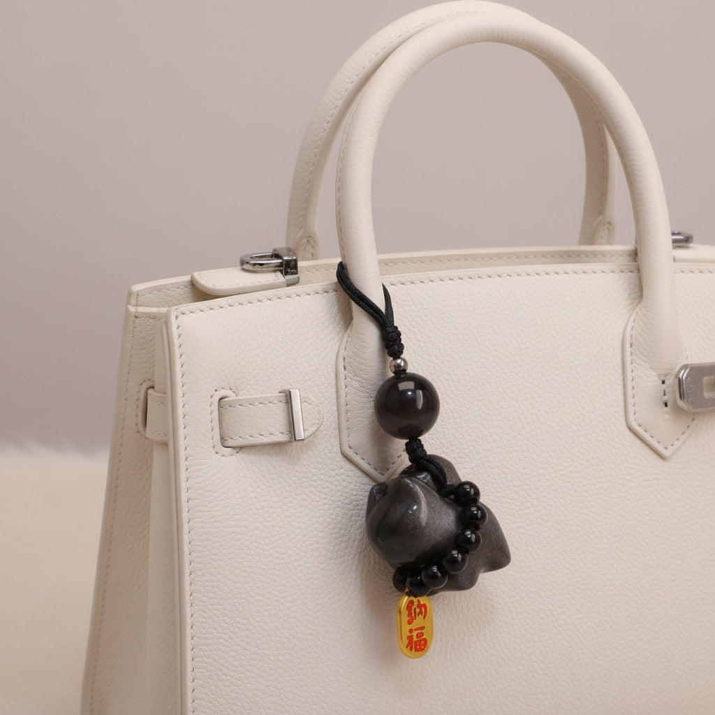 Elegant Lucky Cat Charm