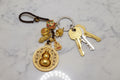 Copper Gourd Good Luck Keychain