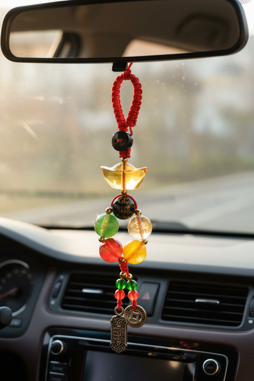 Five Gods of Wealth Decorative Ornaments