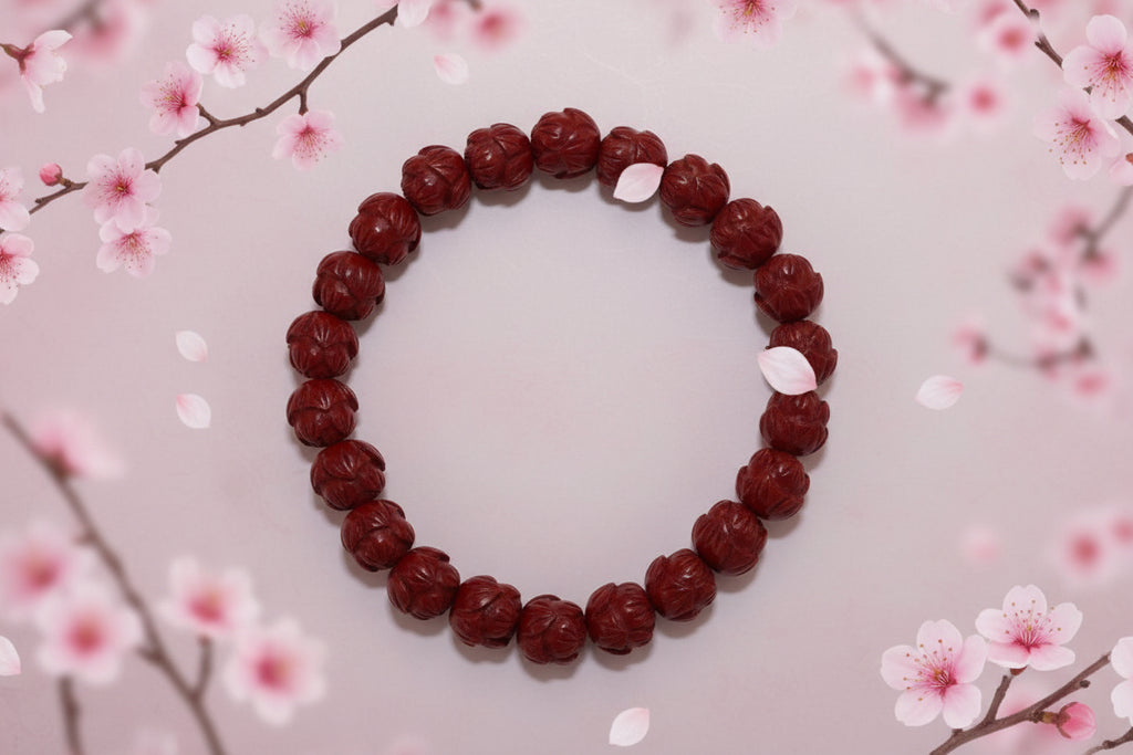 Dragon Turtle Cinnabar Bracelet