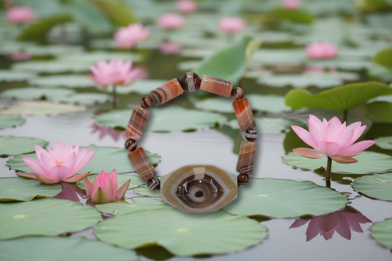 Authentic Dzi Bead Bracelet