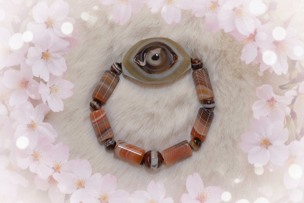 Authentic Dzi Bead Bracelet
