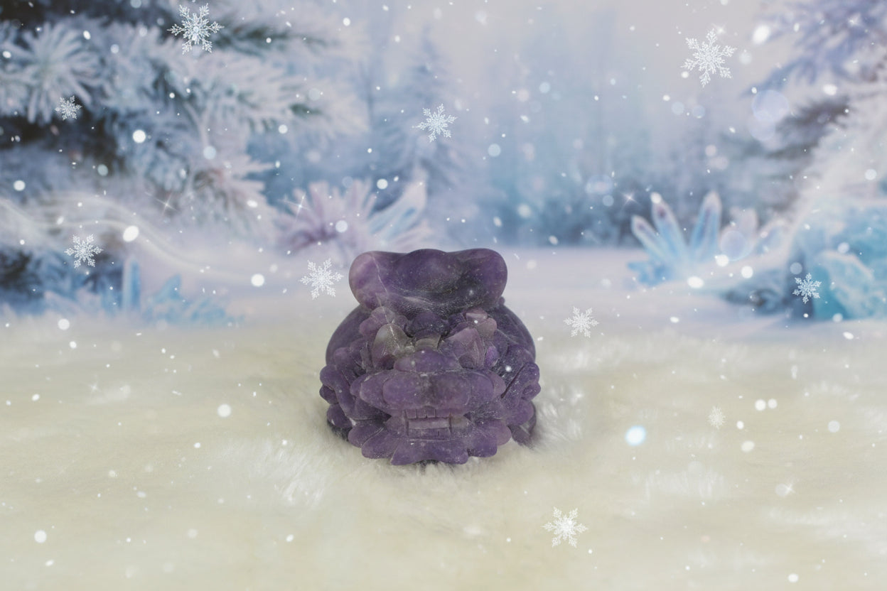 Amethyst Dragon Turtle for Prosperity & Protection