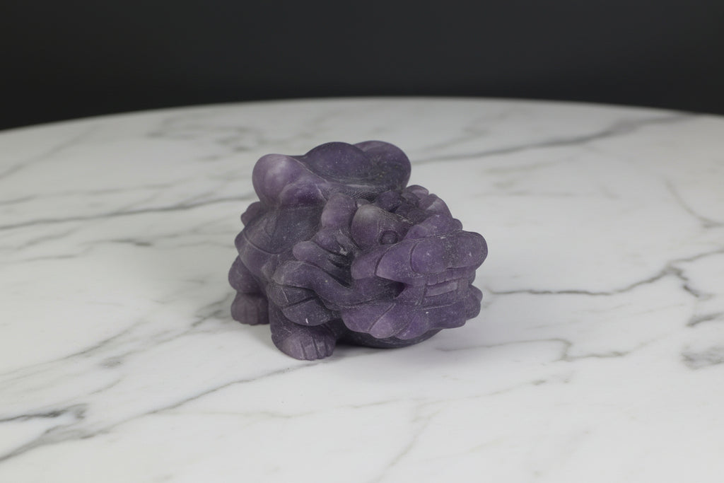 Amethyst Dragon Turtle for Prosperity & Protection