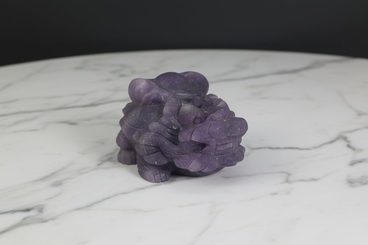 Amethyst Dragon Turtle for Prosperity & Protection
