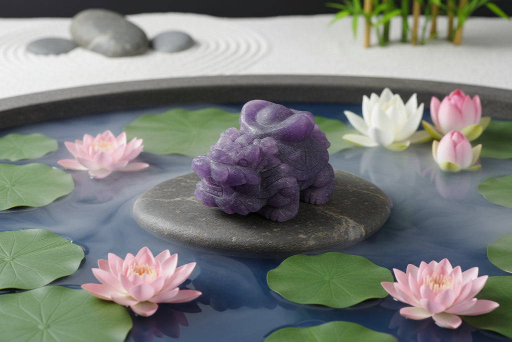 Amethyst Dragon Turtle for Prosperity & Protection