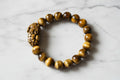 Pixiu Yellow Tiger's Eye Stone Bracelet