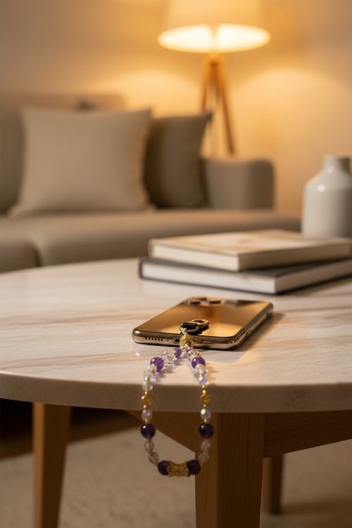 Amethyst Phone Charm