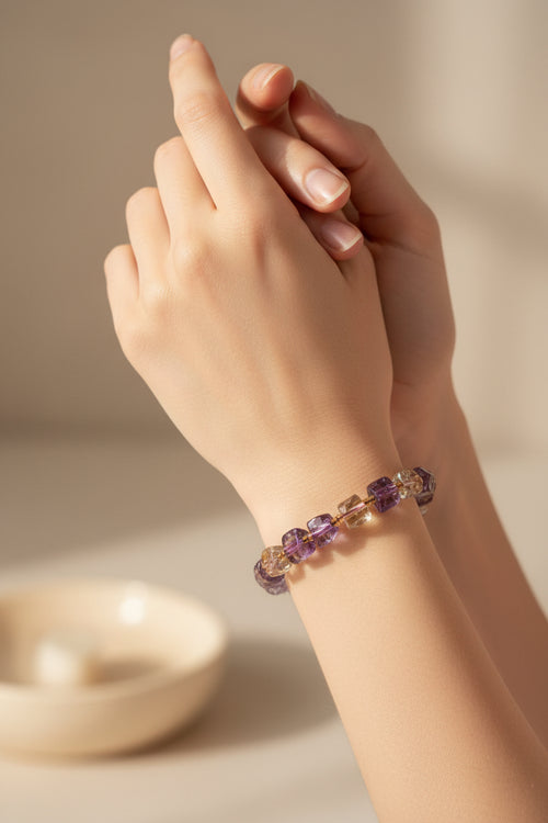 Amethyst & Citrine Bracelet