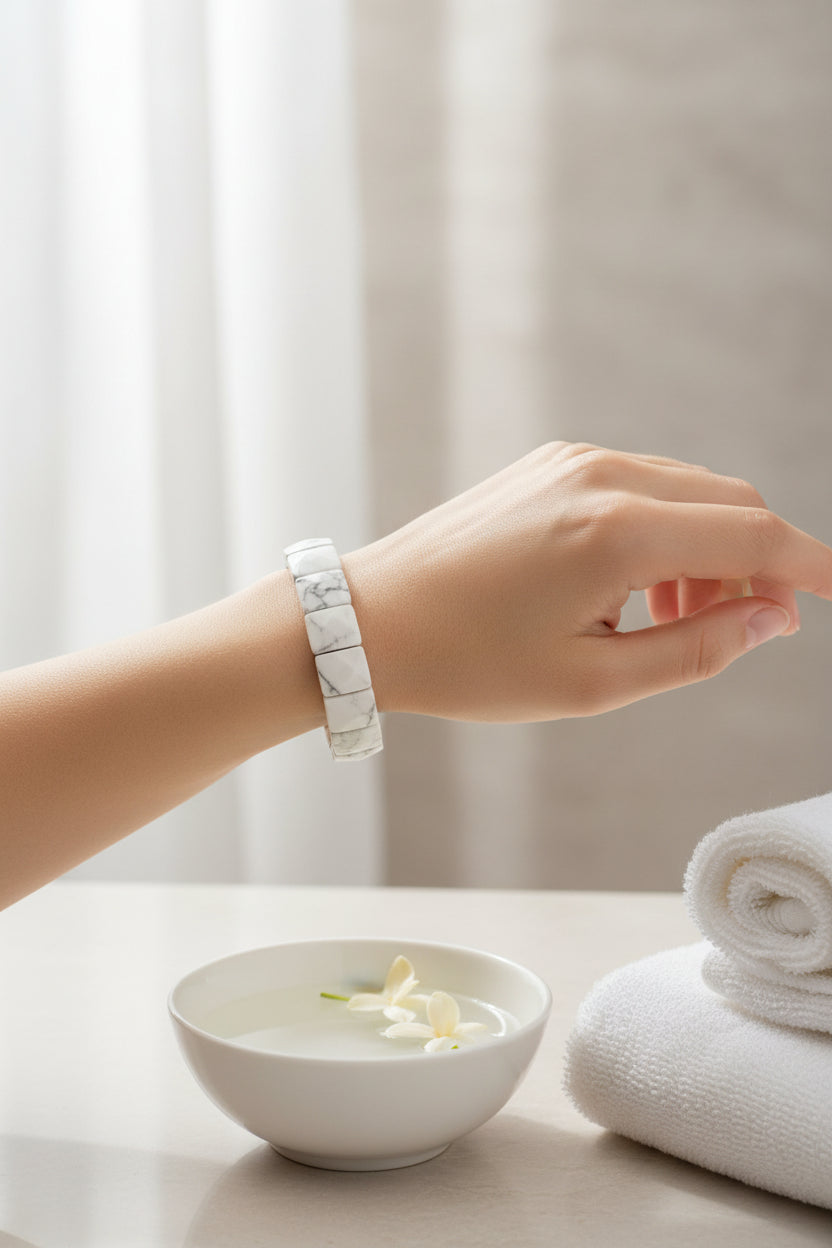 White Turquoise Bracelet