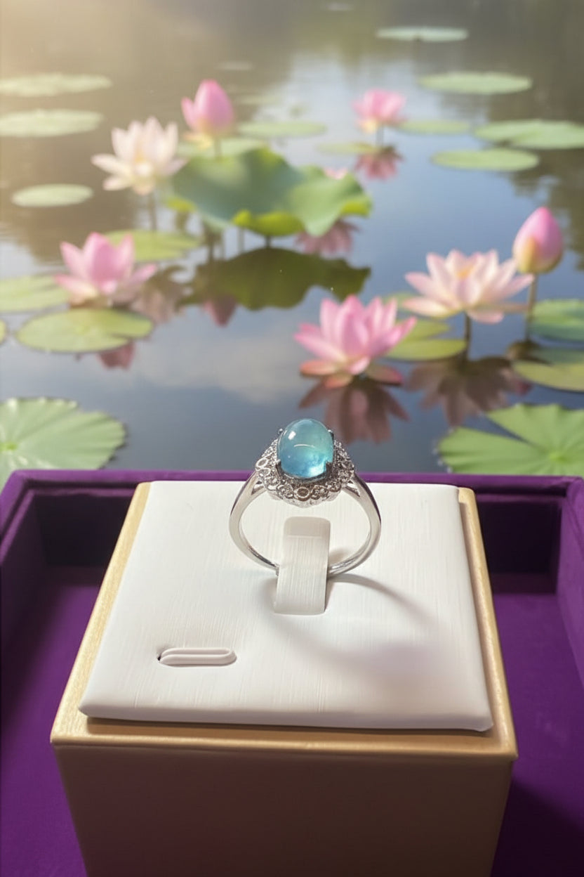 海蓝宝石戒指