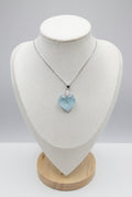 Heart Shaped Aquamarine Necklace