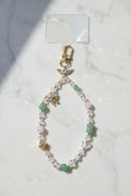 Green Grass Crystal Mobile Phone Charm
