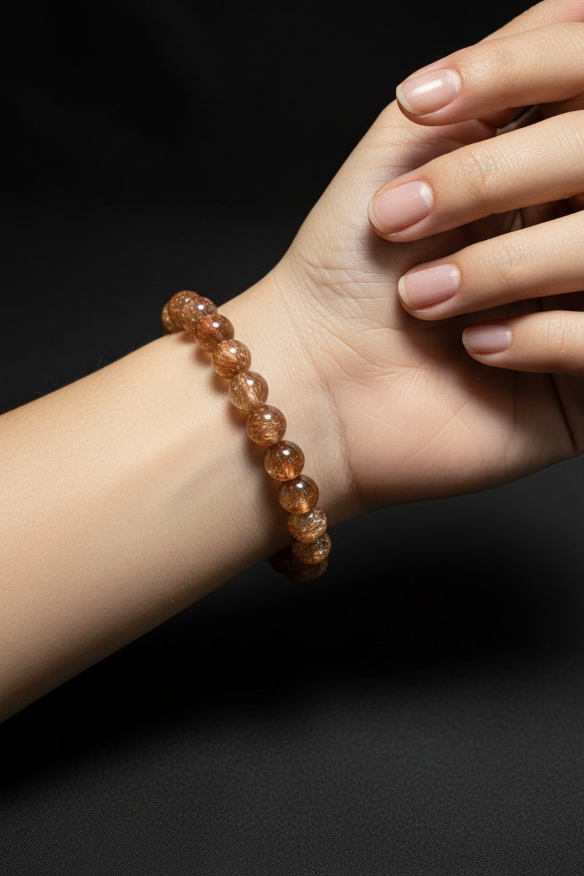 Black Gold Super Seven Crystal Bracelet (9m)