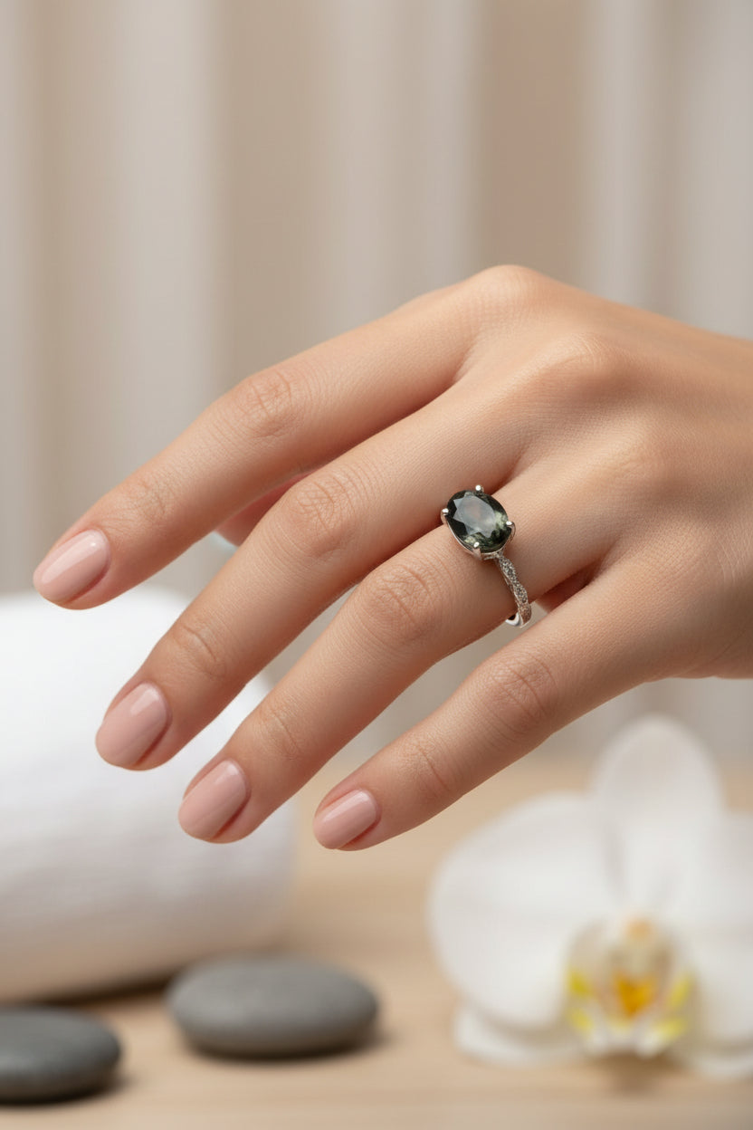 Hypersthene Ring
