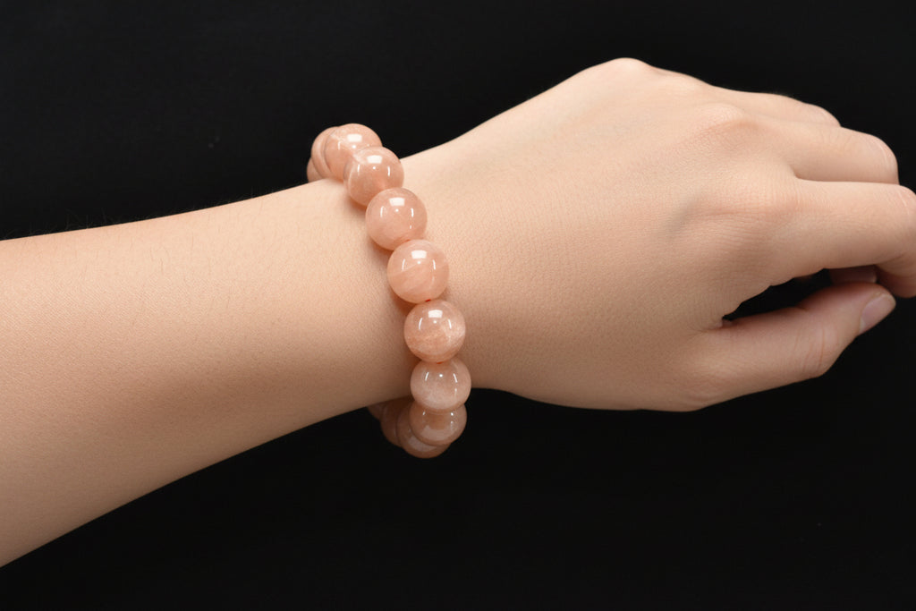 Sunstone Prehnitet Bracelet